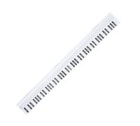 Gatuida Piano Keyboard Practice Keys Paper Chart for Beginner White Keyboard Guide for Learning