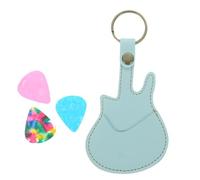 Gatuida Pick Storage Bag for Guitar Picks in Pu Material Bass Ukulele Players Organized and Handy During Performances Practice Sessions Random Color