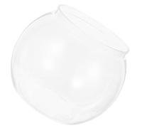 Gatuida Plastic Fish Bowl Small Desktop Aquarium Tank with Practical Design and Good View the Interior for Wedding and Garden Decoration