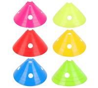 Gatuida Plastic Football Training Hurdles for Agility Training and Footwork Skills Development 6pcs Random Color Suitable for Practice Drills and Football by Sports Athletes