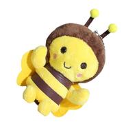 Gatuida Plush Bee Pendant Keychain Cute Stuffed Bee Ornament Soft Plush Keyring for Bag Charm and Women Accessories