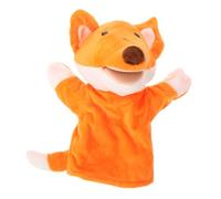 Gatuida Plush Fox Hand Puppet Soft Animal Puppet for Role Play Educational Enhancing Motor Skills Creativity and Communication for Parent Interaction and Early Learning