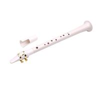 Gatuida Pocket Saxophone White Mini Portable Little Sax Woodwind Instrument Handcrafted for Beginners and Music Lovers Easy to Play and Carry Anywhere