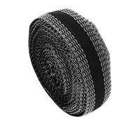 Gatuida Polyester Iron Hemming Tape Black No Sew Clothing Tape for Pants Jeans Skirts Self Adhesive Seam for DIY Garment Repairs and Trouser Leg Adjustments