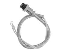 Gatuida Popcorn Machine Power Cord 2-pin 15mm High Temperature Resistant Kettle Wire Harness Replacement for Commercial and Home Popcorn Makers