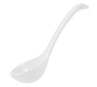 Gatuida Porcelain Asian Soup Ladle 10.6-inch Large Ceramic Henry Spoon Dishwasher and Microwave Safe Chinese Ramen Noodle Spoon for Stew, Gravy, and Serving