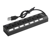 Gatuida Port USB Hub High Adapter USB Multi Charger Hub for Laptop PC Portable Charger Station Extension Surge Protection