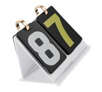 Gatuida Portable Flip Scoreboard for Football Volleyball Table Tennis Lightweight Mini Score Keeper for Card Games and Sports Competitions with High-contrast Display