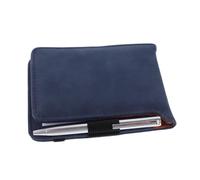 Gatuida Portable Golf Scorebook with Pen Dark Blue Faux Leather Golf Notebook Journal Compact Lightweight Pocket Scorecard Holder for Outdoor Sports Golfers
