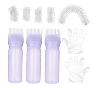 Gatuida Portable Hair Dye Kit Complete Hair Coloring and Bleaching with Flexible Oil Applicator for Home and Salon Use for Professionals and Beginners Purple
