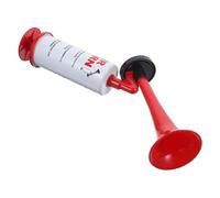 Gatuida Portable Handheld Air Horn Super Loud Cheering Prop for Sports Events Parties Graduations Red Trumpet Noise Maker