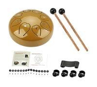 Gatuida Portable Large Tongue Drum Percussion Instrument with Crisp Sound Metal Handpan for Beginners Yoga Music Performance Education and Sound Therapy