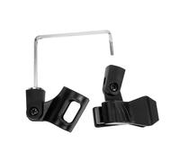 Gatuida Portable Microphone Holder Clip for Saxophone Durable Plastic Design Easy Installation Fit for Various Microphones for Musicians and Performers