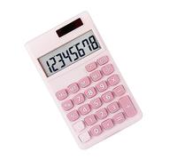Gatuida Portable Mini Desktop Calculator for Students and Office Use Solar Powered Financial Calculator in Compact and Lightweight for School Home and Work