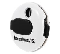 Gatuida Portable Mini Golf Score Counter Clip Lightweight Material Handheld Tally Clicker for Outdoor Golf Accessories Men with Easy Attachment for Gloves Belts Bags White