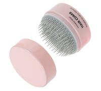 Gatuida Portable Mini Paddle Hairbrush for Women Lightweight Detangling Comb with Scalp Massage Smooth Polished Teeth for Gentle Use All Hair Types Durable Pink Hairbrush for Travel and