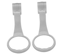 Gatuida Portable Pull Up Rings for Crib Smooth Rounded Edges Sturdy Walking Exercise Rings for Standing Practice Bright Color Climbing Aid