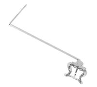 Gatuida Portable Silver Music Sheet Clip for Horn Instruments, Sturdy Iron Clamp-on Lyre, for Marching and Playing Music