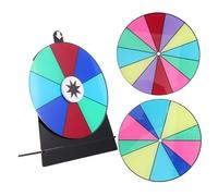 Gatuida Portable Tabletop Spinning Prize Wheel with Dry Erase Surface Slots Heavy Duty Base for Events Games Meetings Teaching Decision Making