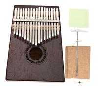 Gatuida Portable Thumb Piano Keys Wooden Vintage Design for Beginners and Boys and Girls Small Kalimba Instrument for Easy Carry and Play