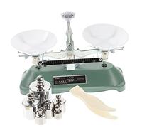 Gatuida Portable Triple Beam Balance Scale with Weights and Tweezers Laboratory Mechanical Tray Balance Tool for Precision Measurement Educational Science Experiment Equipment Capacity