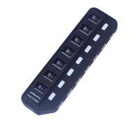 Gatuida Portable USB Hub Adapter with Individual High-strength Coated Data Dock for Laptops Tablets Compact Lightweight USB Expansion Splitter for Multiple Device Connectivity