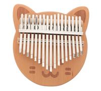 Gatuida Portable Wooden Key Thumb Piano Easy to Play Finger Piano Instrument for Beginners Stylish Kalimba Musical with Rich Sound Variety for Adults
