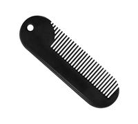 Gatuida Portable Zinc Alloy Beard Comb for Men Rustproof Hair Styling Tool Compact Salon Gadget for Neckline Cheek Jaw and Goatee Lines Useful Hair Accessories in Black