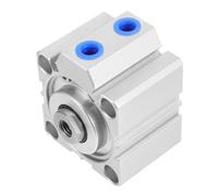 Gatuida Precision Aluminum Alloy Pneumatic Cylinder Thin Compact Design for Woodworking and Industrial Automation Repairable Low-Maintenance Air Cylinder for High-Speed Applications