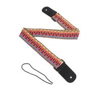 Gatuida Premium Ukulele Strap Lightweight Cotton Adjustable Shoulder Strap with Stylish Rainbow Weave for Electric Guitar and Ukulele, Easy to Carry Music Accessory
