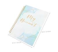 Gatuida Print Financial Register Book for Expense Management Portable Accounting Ledger Notebook with Layout for Personal Check Records and Efficient Money Tracking