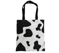 Gatuida Printed Canvas Tote Bag with Milk Elements for Women | Simple Shopping Pouch, Portable Reusable Carry, Fits Notebooks and Cosmetics, Daily Commuting