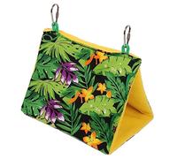 Gatuida Printed Parrot Hammock Durable Bird Nest Bed for Pets Comfortable Hanging Sleeping for Indoor Outdoor Use
