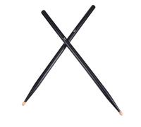 Gatuida Professional Maple Wood Drumsticks Lightweight Non-skid Percussion Drum Tool for Students Beginners and Music Enthusiasts Black