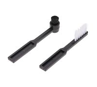 Gatuida Professional Vinyl Record Cleaning Brush Dual Function Scrubbing and Villi Brushes for Dust Stain and Fingerprint Removal Material Static Protection for Long Term Record Care