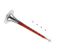 Gatuida Professional Wood Chinese Suona F-key Wind Instrument for Beginners and Adults Ebony Rosewood Reed and Air Bladder, Traditional Music Woodwind Instrument for Practice Random Color