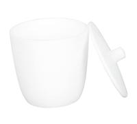 Gatuida Ptfe Crucible with Lid 100ml Capacity for Laboratory Experiment, Metal Melting Furnace Use, Easy to Clean, Wear Resistant Material for Metals and Silver