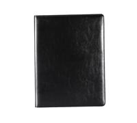 Gatuida Pu File Folder Multifunction Folder A4 with Calculator inside Pockets Black Sturdy Document Organizer for Files Organization for Office and Formal Occasions for Daily Use