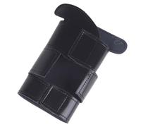 Gatuida Pu Leather Trumpet Protector Black Wrap Replacement Trumpet Brass Guard with Valve Cover Prolongs Service Life Prevents Paint Rusting Suitable and Maintenance
