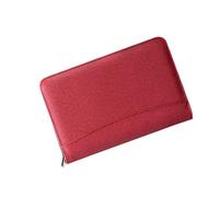 Gatuida PU Leather Zipper Notebook Notepad with Calculator Ring Loose Leaf Binder Organizer for Travel Agenda Manager Conference Office and Meeting Use Cardholder Pockets and