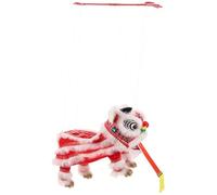 Gatuida Pull String Puppet: Lion Puppet Role Play Marionette Doll with Strings Chinese Cultural Toy for Spring Festival New Year Celebration