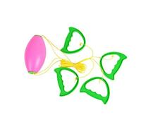 Gatuida Pulling Balls for Outdoor Activity Eco Friendly Plastic Jumbo Ball Family Fitness Game for Random Color Green Red Orange Random Color