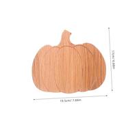 Gatuida Pumpkin Shaped Oak Wood Cutting Board Small Rustic Charcuterie Platter for Halloween Thanksgiving Kitchen Snacks Meat Serving with Elegant Grain Finish