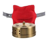 Gatuida Pure Copper Smokeless Moxa Box 2pcs Set with Screw Lid and Fabric Sleeve, Adjustable Household Moxibustion Tank for Portable Traditional Therapy Random Color