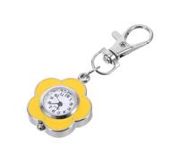 Gatuida Quartz Nurse Pocket Watch Clip-on Fob Watch Keychain with Luminous Hands Mini Small Size Suitable for Medical Staff and Students