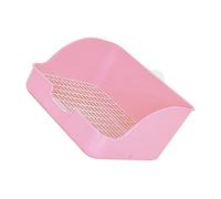 Gatuida Rabbit Training Potty with Fall Mesh Base Durable Pet Toilet for Bunny Hamster Guinea Pig Chinchilla Indoor Cage Litter Box to Reduce Odor and Promote Clean Habits