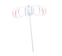 Gatuida Rainbow Twirler Stick Bubble Wand for Magical Spinning Creating Vibrant Circles and Halos Fun Party Favor and Bubble Stick Game for Boys