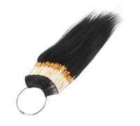 Gatuida Real Human Hair Color Samples with Gold Buckles Natural Strands for Hair Dye Practice Salon Training Tool for Hairdressing Students and Beginners Adjustable Secure Hold for Easy