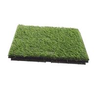 Gatuida Realistic Artificial Grass Mat Square Simulation Lawn Turf for Balcony Garden Villa Patio Decor Easy Maintenance Synthetic Green Turf Pad for DIY Landscaping and Outdoor Use