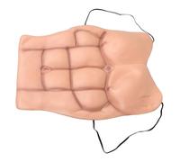 Gatuida Realistic Fake Muscle Shirt Costume for Men Lightweight Muscle Body Suit for Cosplay Parties Events Easy to Wear Lifelike Chest Prop